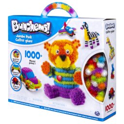 Bunchems Pachet Jumbo 1000+ piese, set creativ multicolor Spin Master