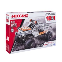 Set de constructie Meccano camion de curse 4x4, 10 în 1, 225 piese