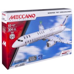 Set constructie avion Meccano Boeing 787 Dreamliner pentru copii 8+