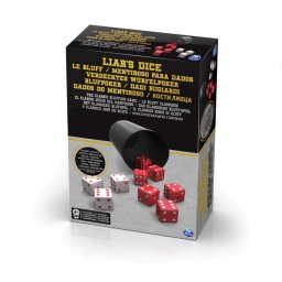 Joc Liar's Dice clasic cu 4 cupe si 20 de zaruri pentru familie
