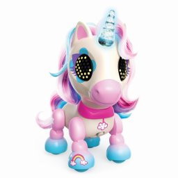 Unicorn interactiv Zoomer Zupps Dream cu sunete, LED si raspuns la atingere