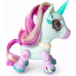 Unicorn interactiv Zoomer Zupps Breeze cu sunete si lumini LED