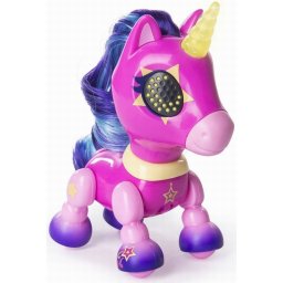 Unicorn interactiv Zoomer Zupps Stardust cu sunete si LED-uri