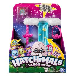 Set de joaca Hatchimals Cascada cu Tobogan luminos si figurina exclusiva