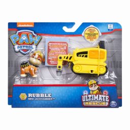 Patrula Catelusilor Rubble vehicul de salvare cu figurina Ultimate Rescue