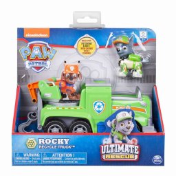 Masina Rocky Patrula Catelusilor Ultimate Rescue cu figurina