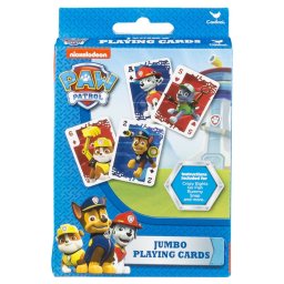 Carti de joc Jumbo Paw Patrol pentru copii, set 54 carti