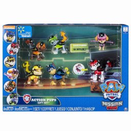 Set figurine Patrula Catelusilor cu 6 eroi in misiune Paw Patrol