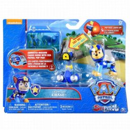 Figurina Deluxe Chase Patrula Catelusilor cu accesoriu luminos