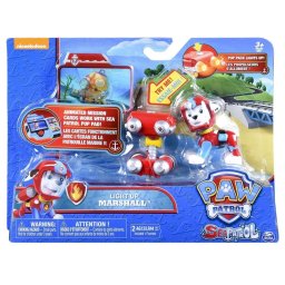 Figurina Deluxe Marshall Patrula Catelusilor cu accesorii si lumini