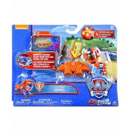 Figurina deluxe Zuma Patrula Catelusilor cu lumini si accesorii