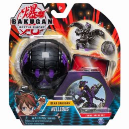 Bakugan Deka Jumbo Nillious, figurina transformabila mare cu BakuCore