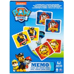 Joc de memorie Paw Patrol cu carti, multicolor, 3+ ani