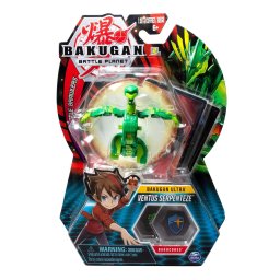 Bakugan Ultra Ventus Serpenteze Leviathan verde, figurina transformabila