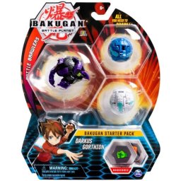 Bakugan Starter Pack Darkus Gorthion cu 3 bile si carduri