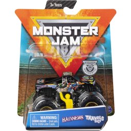 Monster Jam Badnews Travels Fast, macheta metalica 1:64