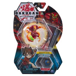 Bakugan Ultra Pyros Vicerox, figurina transformabila cu BakuCores