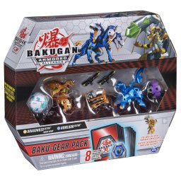 Set de lupta Bakugan Ultra Howlkor si Dragonoid cu Baku-Gear