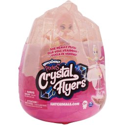 Papusa zburatoare Pixie Crystal Flyers roz, interactiva, 6+ ani