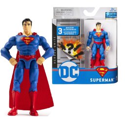 Figurina Superman articulata 10 cm cu 3 accesorii surpriza