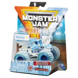 Masinuta metalica Monster Jam Fire & Ice Bakugan Dragonoid