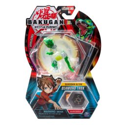 Bakugan Ultra Diamond Trox, figurina transformabila cu Baku-placi