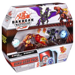 Set de lupta Bakugan Ultra Trox si Pegatrix cu Baku-Gear, 8 piese