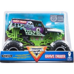 Macheta metalica Monster Jam Grave Digger, scara 1:24