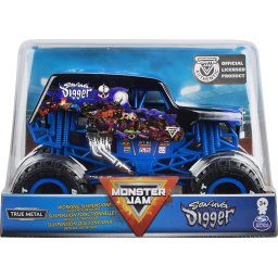 Macheta metalica Monster Jam Son-Uva Digger, scara 1:24