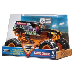 Macheta metalica Monster Jam Grave Digger, scara 1:24