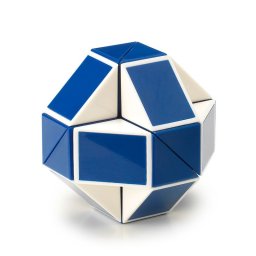 Sarpe Rubik flexibil 3D multicolor, puzzle creativ cu 24 piese