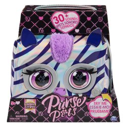 Geanta interactiva Purse Pets Metallic Magic Rebel Stripez