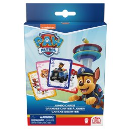 Carti de joc jumbo Patrula Catelusilor, 54 carti, 4+ ani