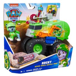 Vehicul de salvare Rocky Paw Patrol cu figurina, Rescue Wheels