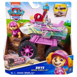 Vehicul de salvare Skye Paw Patrol Rescue Wheels cu figurina, 3+ ani