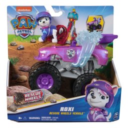 Vehicul de salvare Roxi Paw Patrol Rescue Wheels, cu figurina