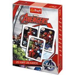 Carti de joc Pacalici Avengers pentru copii, 25 carti, 4+ ani