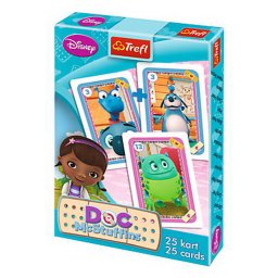 Carti de joc Pacalici Doctorita Plusica, 25 carti, 4+ ani, Trefl