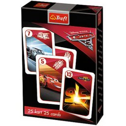 Carti de joc Pacalici Cars 3 Trefl, 25 carti, 4+ ani