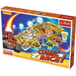 Joc de societate Blaze Comic Race pentru copii 4+ ani, 2-4 jucatori
