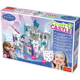 Set creativ Frozen Castelul Elsei de construit si decorat, Trefl, 4+ ani