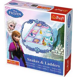 Joc Frozen Serpi si Scari Trefl pentru copii, 2-4 jucatori