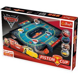 Joc de societate Cars 3 Piston Cup pentru copii, 2-4 jucatori, 4+ ani