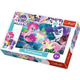 Puzzle Trefl My Little Pony Regatul de sub apa, 60 piese, 4+ ani