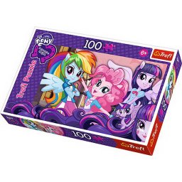 Puzzle Trefl 100 piese My Little Pony Equestria Girls, 6+ ani