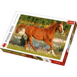 Puzzle Trefl 500 piese cu Cai Frumosi, multicolor, 10+ ani