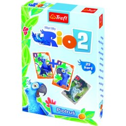 Carti de joc Pacalici Trefl Rio 2 pentru copii, 25 carti