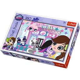 Puzzle Trefl 160 piese Littlest Pet Shop, multicolor, 4+ ani