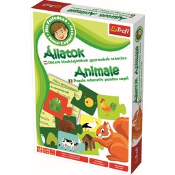 Puzzle educativ cu animale pentru copii 3+ Trefl Micul Explorator