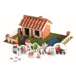 Set constructie casuta din caramizi ceramice Brick Trick TREFL